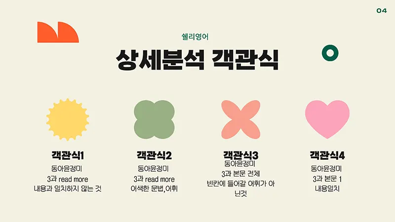 한성여중 3학년 1학기 기말고사 영어 분석 4