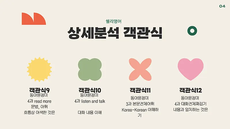 한성여중 3학년 1학기 기말고사 영어 분석 6